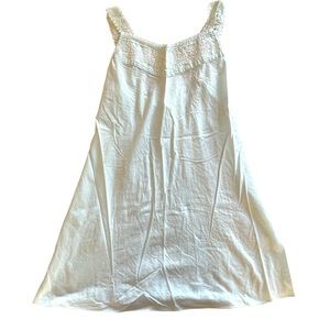 💥SALE💥 Eileen West Classics | Nightgown Green Lace Tank Embroidered Floral